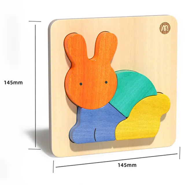 Mideer Wooden Building Blocks – Rabbit