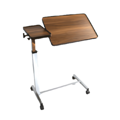 Yuwell YU612 Overbed Table – Height Adjustable, Four Braked Castors