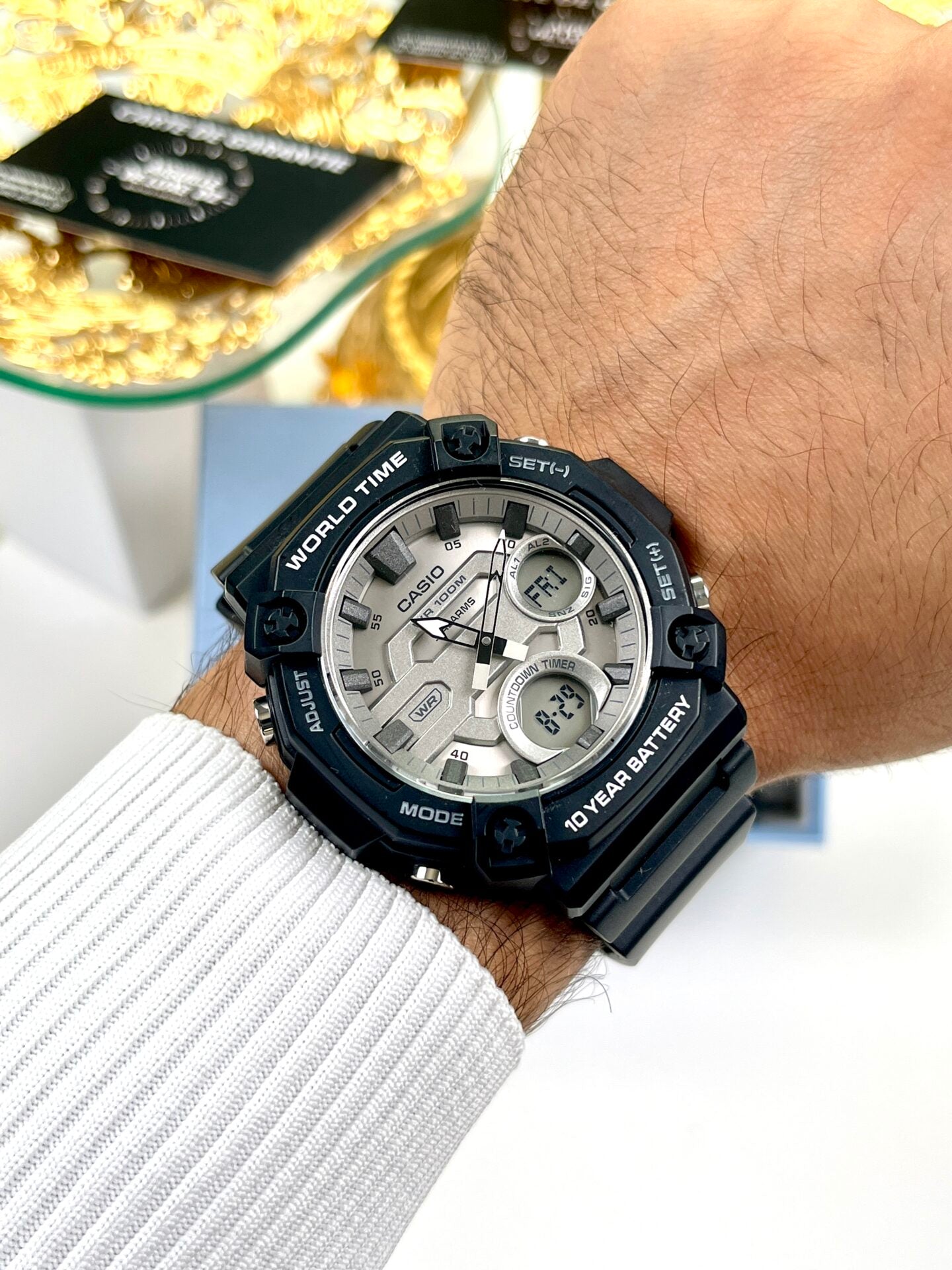 CASIO AEQ-120W-7A MEN WATCH