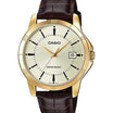 Casio Men's MTP-V004GL-9A Date Quartz Watch with Genuine Leather