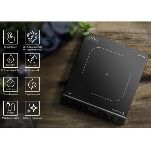 Caso Touch Mobile Single Induction Hob 2000W