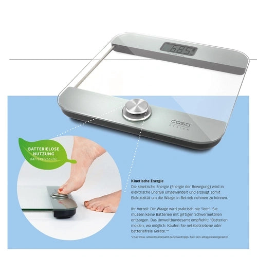 Caso Body Energy Ecostyle Battery-Free Scale 180kg
