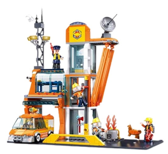 Sluban Metropolis Rescue Headquarters Building Set M38-B1287 | 407 Pieces