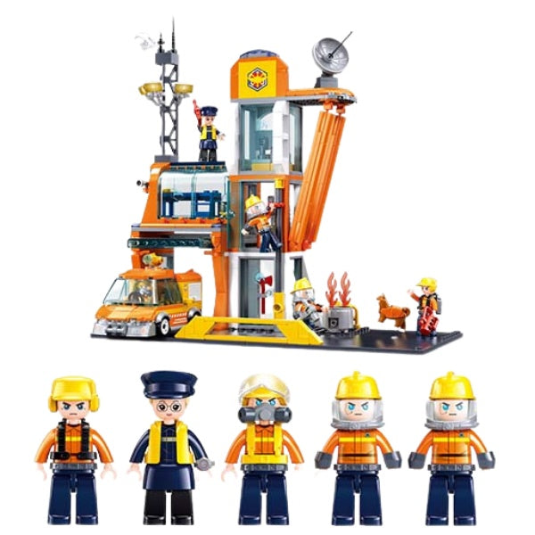 Sluban Metropolis Rescue Headquarters Building Set M38-B1287 | 407 Pieces