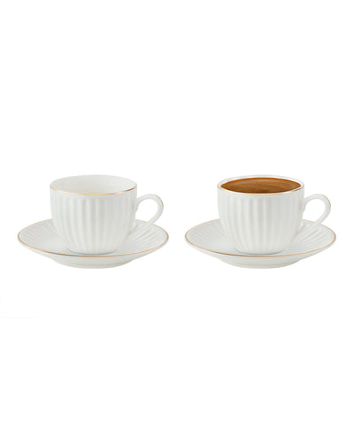 Blanc 4-piece Coffee Cup Set - Madame Coco JO