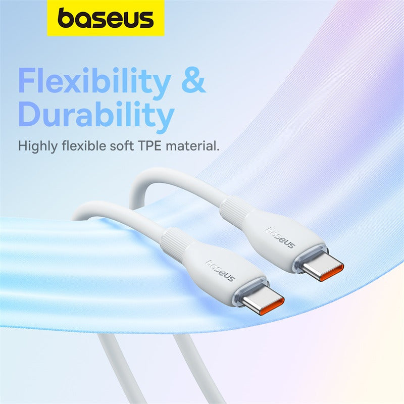 Baseus Pudding Series Fast Charging Cable Type-C to Type-C 100W 2m