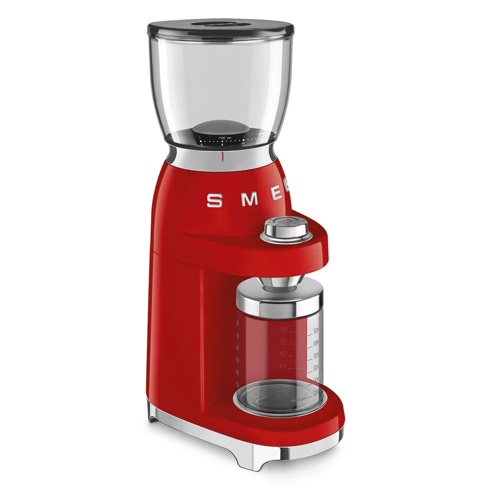 Smeg CGF01 Coffee Grinder – Red