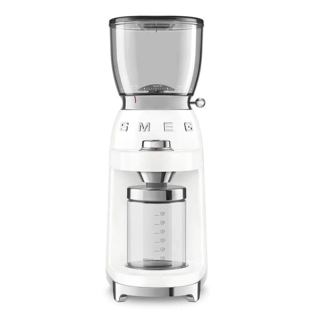 Smeg Coffee Grinder 50's Style – White | CGF01WH