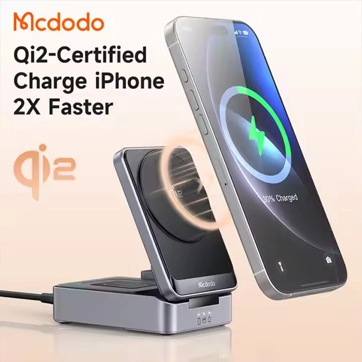 Mcdodo  3-in-1 Smart Magnetic Wireless Charging Docks