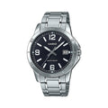Casio MTP-V004D-1B2 Silver Stainless Watch for Men