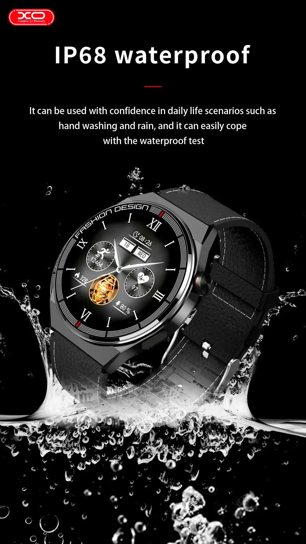 XO J1 Porsche Wireless Charging Smart Sport Call Watch