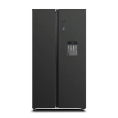 CHiQ 525L Side-by-Side Refrigerator with Water Cooler - Black
