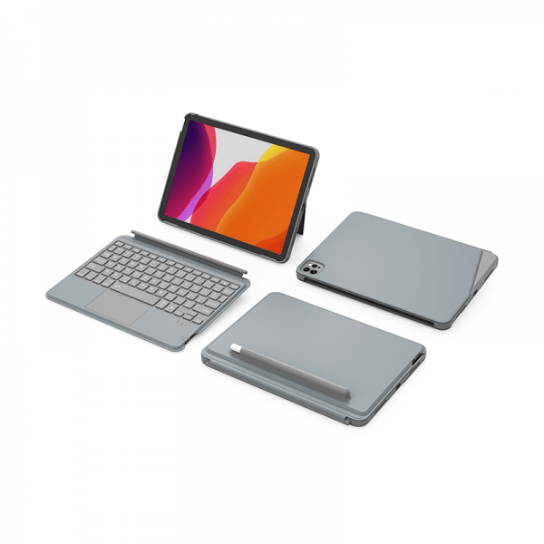 Wiwu Combo Touch Keyboard Case For iPad 10.9" (2022) - Grey