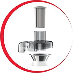 MOULINEX Juicer | Fruitelia Juice Extractor | 350W | White | JU370127