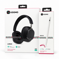 DOMO Bundle - ROCCO Stylus Pen + POMPEII ANC Noise-Cancelling Headphones