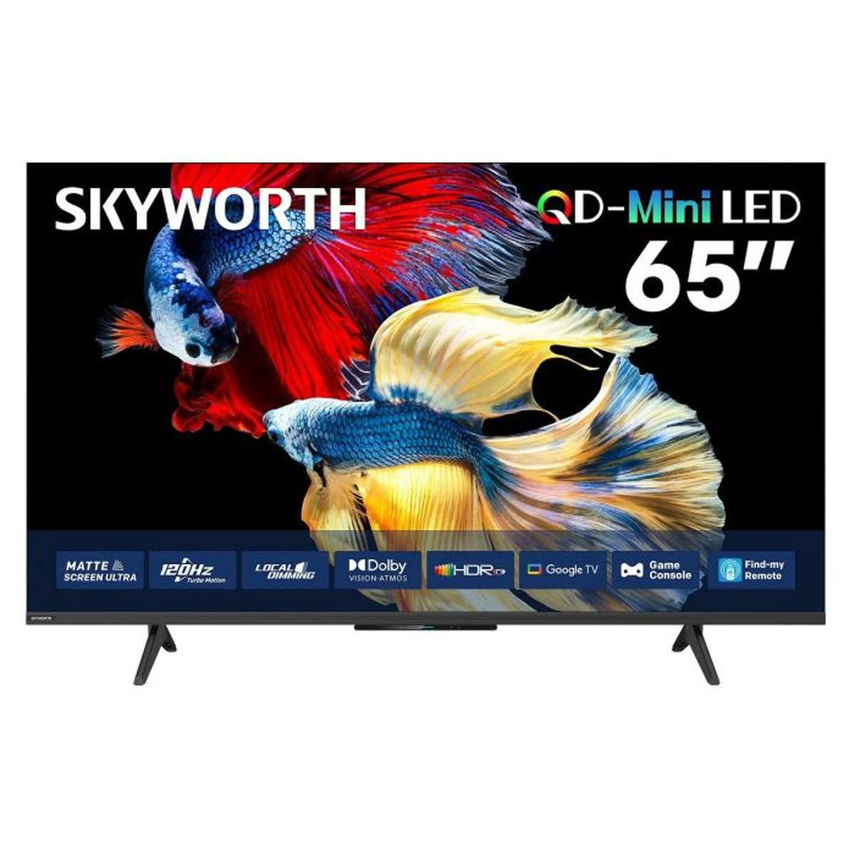 Skyworth TV 65 Inch Mini LED smart 4K Qled and EYE CARE Features