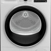 Beko Dryer 8 kg Inverter Heat Pump IronFinish  A+++ White