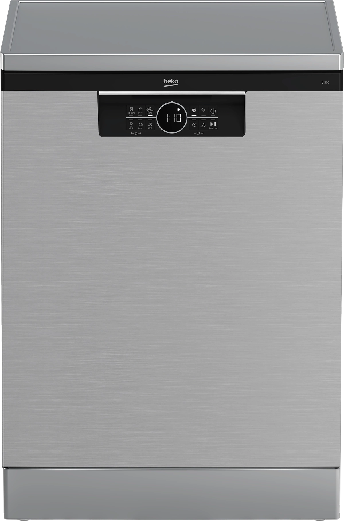 Beko Dishwasher 6 Programs 3 Sprays 2 Baskets 14 Set Pet Inox Color Inverter A+++(-30%)