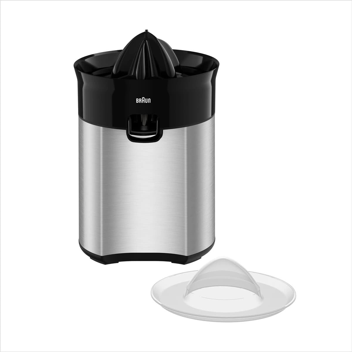 Braun Citrus Juicer CitrusQuick 5 Black  brushed steel 60 W Start and Stop technology