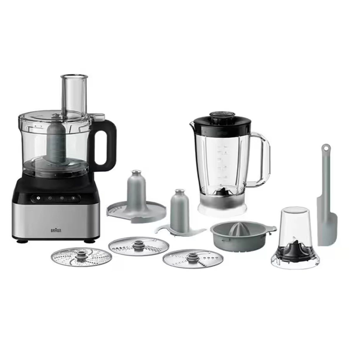 Braun Food Processor 800 W 2 speed settings with Pulse 2.1 L Bowl Capacity and Accessories Black