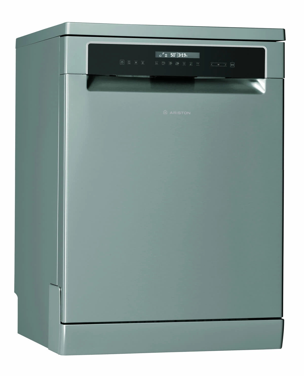 Ariston Dishwasher 10 Programs Inox 5 Spray 15 Sets 3 Baskets A+++