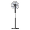 Sona Stand Fan Black 16 Insh 3 Speeds 5 Blades Blck Color with Timer