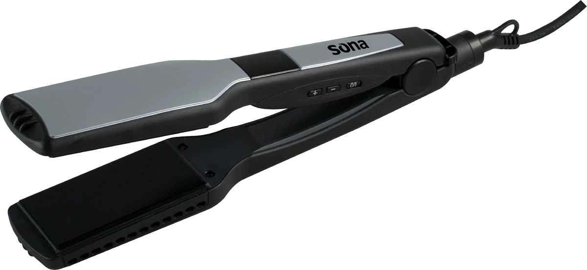 Sona Hair Straightener 55W with Ceramic Coated Aluminum Plates and LED Display