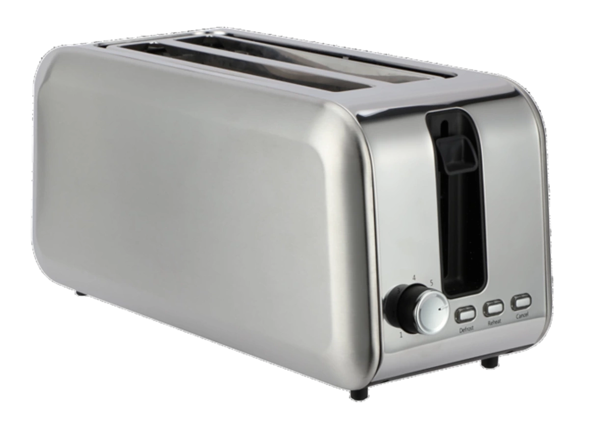 Sona Toaster 1450W 4 Slices With 7 Roasting Levels Stainless Steel