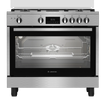 Ariston ARR9 GGF 33229 XNA 90 cm freestanding gas cooker 5 burners stainless steel dual fans Cast Iron Pan with AirFryer system