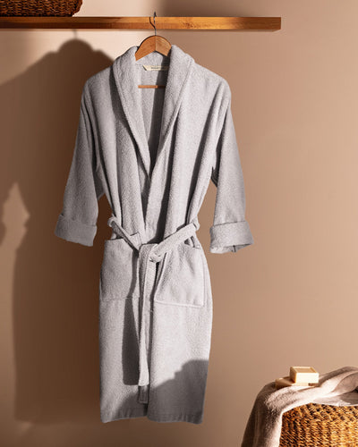 Belda Shawl Collar Women's Bathrobe - Madame Coco JO