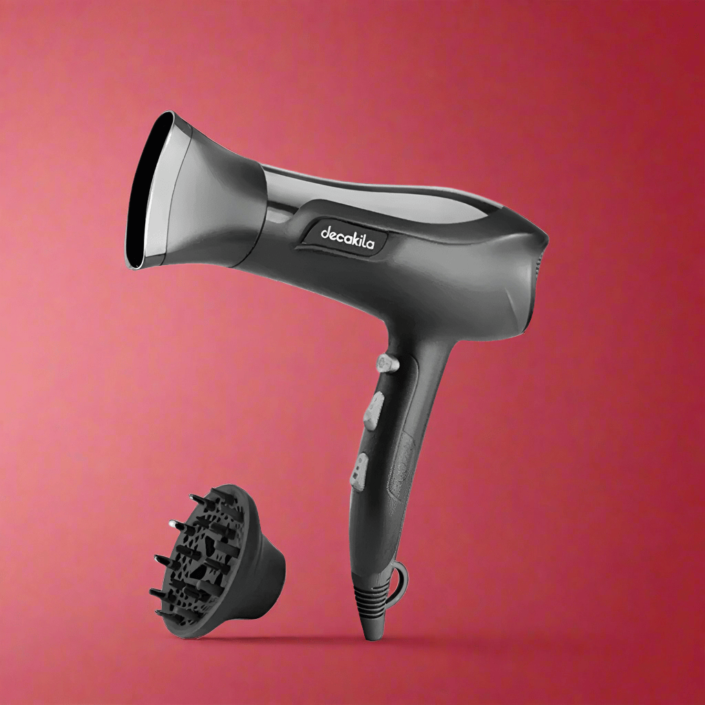Decakila 2200W Hair Dryer – 3 Heat Levels + Cool Air