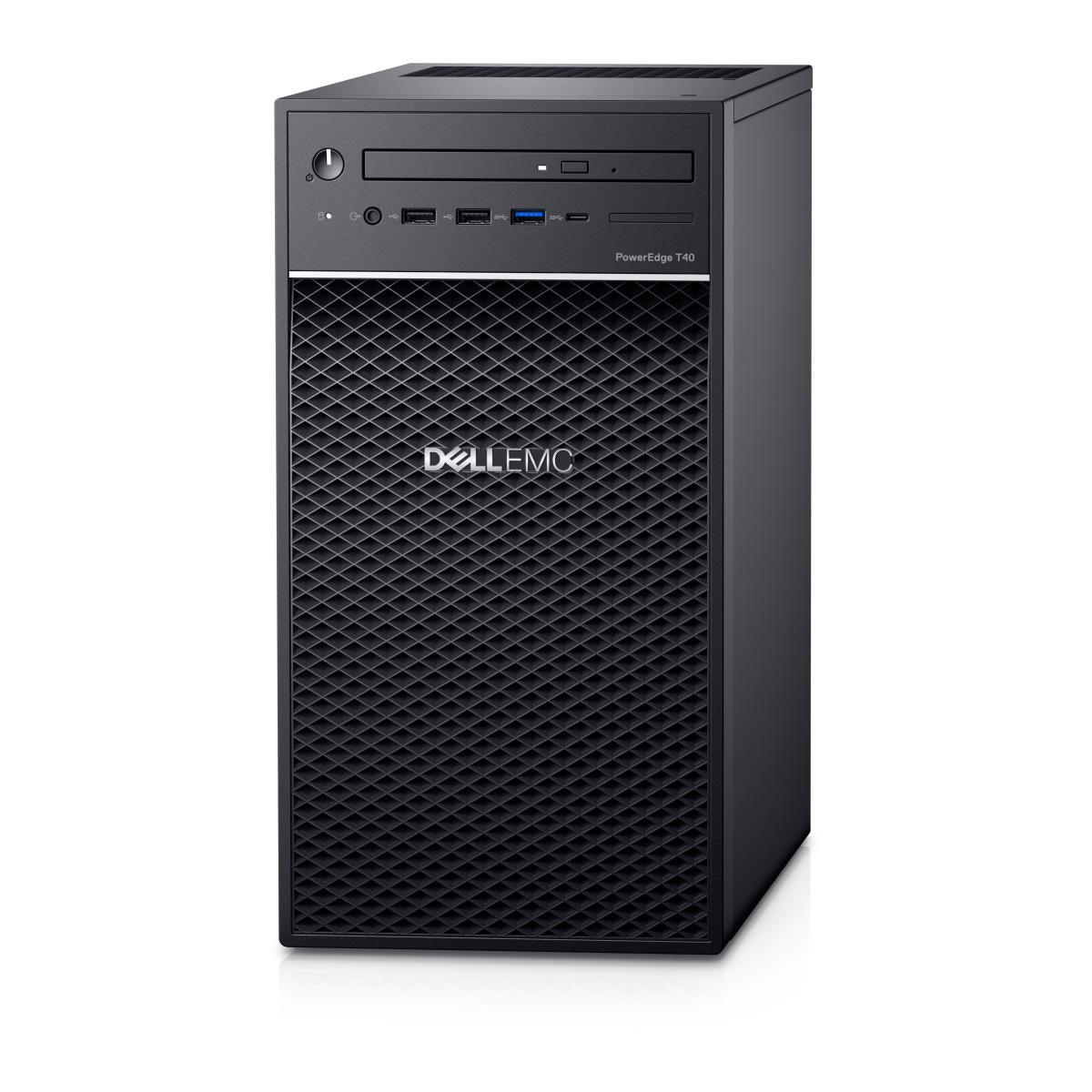 Dell PowerEdge T40 Intel Xeon E-2224G Up To 4.7Ghz, 8GB DDR4 Memory,1TB HDD - Mini Tower Server