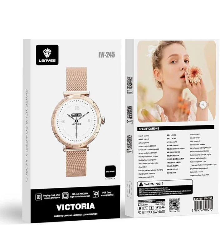 ساعة Lenyes Victoria LW-245 الذكية - أناقة وذكاء في معصمك
