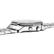 Alba Men’s Chronograph Watch AT3F35X1 – 44.5mm Stainless Steel