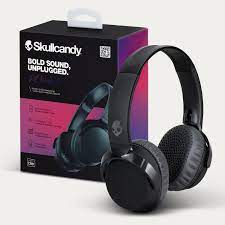 سماعات رأس Skullcandy Riff 2 اللاسلكية فوق الأذن: بطارية تدوم 34 ساعة، ميكروفون - أسود