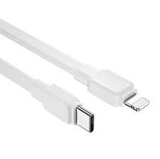 WiWU Bravo 20W PD Type-C to Lightning Flat Charging Cable 1m