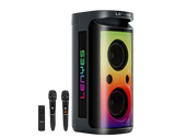LENYES S883 Bluetooth Party Speaker – Deep Bass, Wireless Mic & RGB