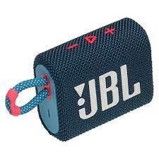 JBL GO 3 Portable Waterproof Wireless Speaker - Blue / Pink Rose