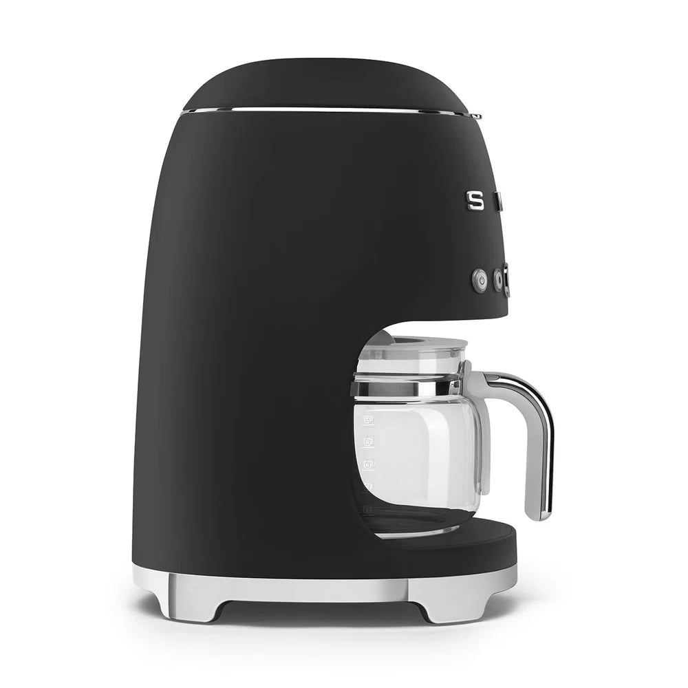 Smeg Drip Coffee Machine 50's Style – Black Matt | DCF02BLM