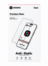 DOMO Totti Anti-Static HD Tempered Glass Screen Protector - Clear (Pack of 10)