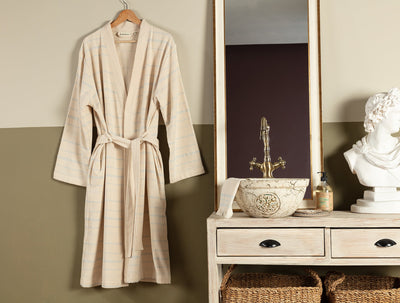 Damien Naturel Kimono Unisex Bornoz - Madame Coco JO