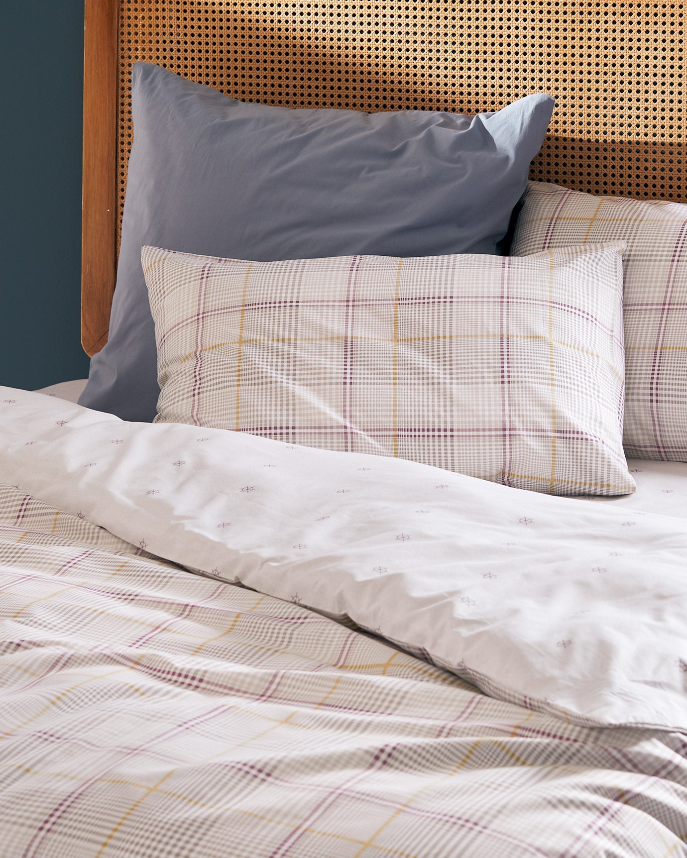 Fontaine King Size Fitted  Duvet Cover Set - Ranforce Patterned - Madame Coco JO