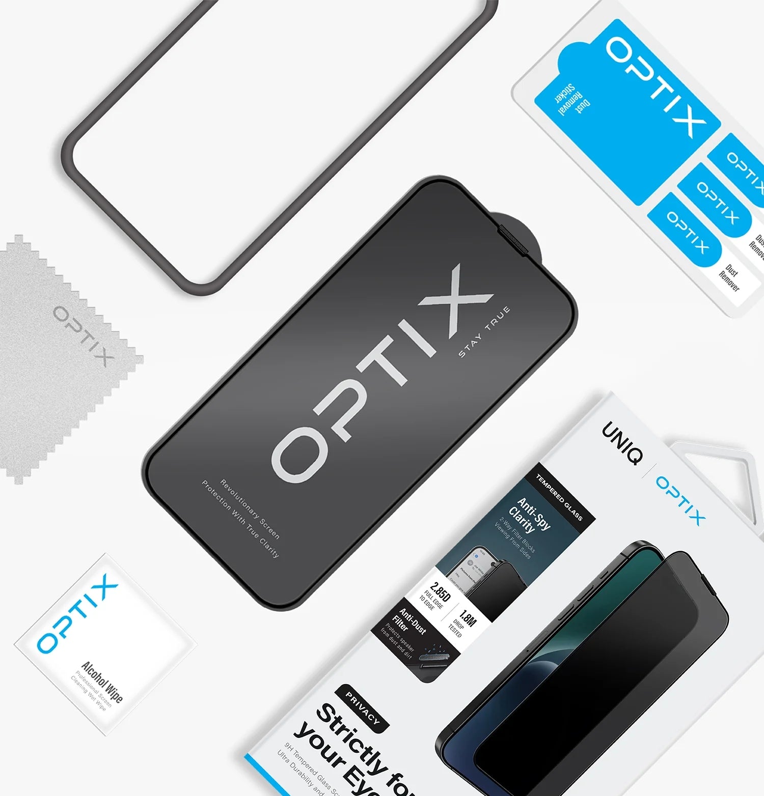 UNIQ OPTIX Privacy Glass for iPhone Pro 6.7 (2023)