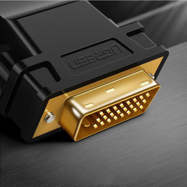 UGREEN DVI 24+1 Male to HDMI Female Adapter (Black)