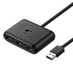 UGREEN 4-Port USB 3.0 Hub (0.5m, Black) – Model 20290