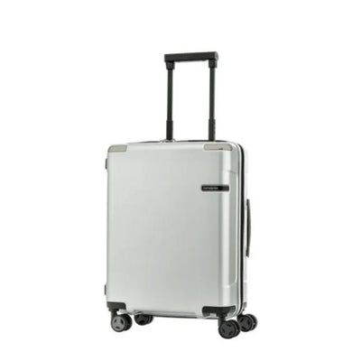 SAMSONITE EVOA Spinner 81cm Expandable – Brushed Silver Luggage