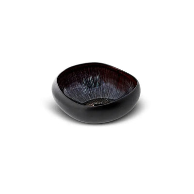 KARACA Galactic Black Bowl – Stylish Reactive Glaze