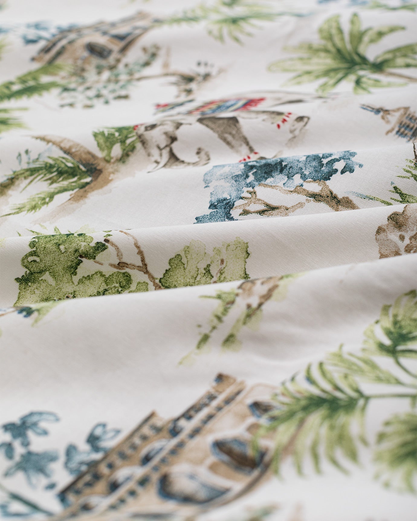 Iva Single Size  Fitted Duvet Cover Set - Ranforce Patterned - Madame Coco JO
