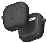 UNIQ Clyde AirPods 4Th Gen (2024) Lock Case - Charcoal (Charcoal/Dark Grey)