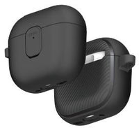 UNIQ Clyde AirPods 4Th Gen (2024) Lock Case - Charcoal (Charcoal/Dark Grey)